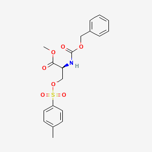 Chemical structure of Z-Ser(Tos)-OMe