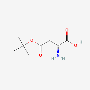 Chemical structure of H-Asp(OtBu)-OH