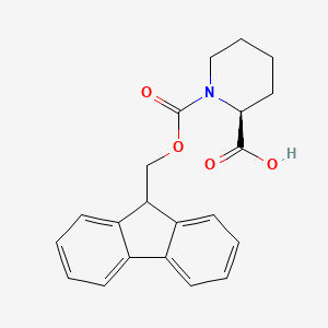 Chemical structure of Fmoc-β-Homo-Pro-OH