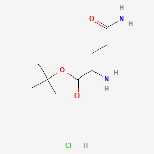Chemical structure of H-Gln-OtBu·HCl