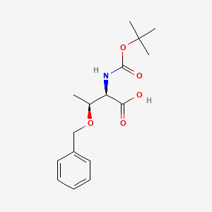 Chemical structure of Boc-D-Thr(Bzl)-OH