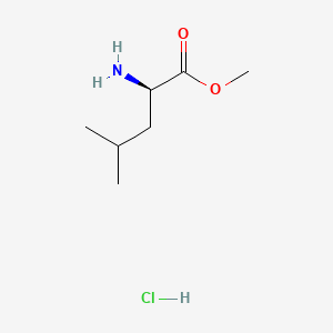 Chemical structure of H-D-Leu-OMe·HCl