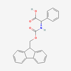 Chemical structure of Fmoc-Phg-OH