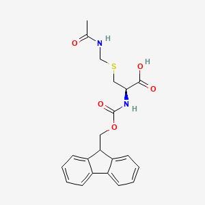 Chemical structure of Fmoc-Cys(Acm)-OH
