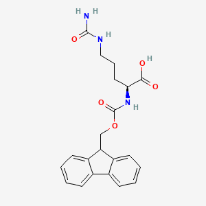 Chemical structure of Fmoc-Cit-OH