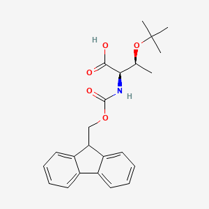 Chemical structure of Fmoc-D-Thr(tBu)-OH