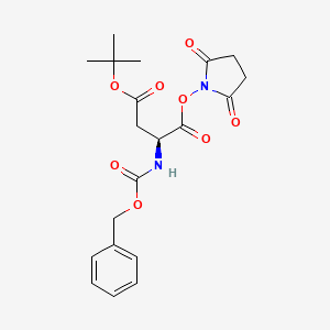 Chemical structure of Z-Asp(OtBu)-OSu