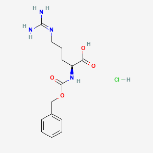 Chemical structure of Z-Arg-OH·HCl