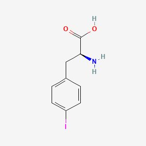 Chemical structure of H-Phe(4-I)-OH