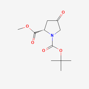 Chemical structure of Boc-4-oxo-Pro-OMe