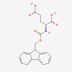 Chemical structure of Fmoc-D-Glu-OH