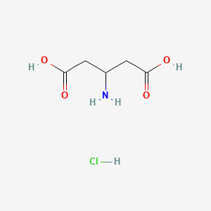 Chemical structure of H-?-HoAsp·HCl