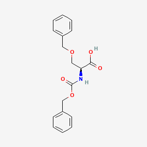 Chemical structure of Z-Ser(Bzl)-OH