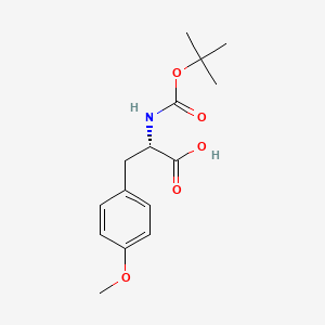 Chemical structure of Boc-Tyr(Me)-OH