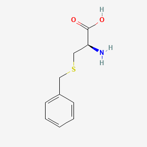 Chemical structure of H-Cys(Bzl)-OH