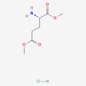 Chemical structure of H-Glu(OMe)-OMe·HCl
