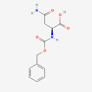 Chemical structure of Z-Asn-OH