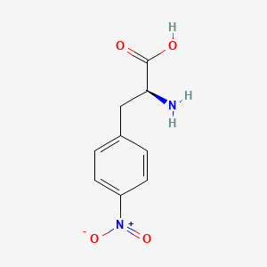 Chemical structure of H-Phe(4-NO2)-OH