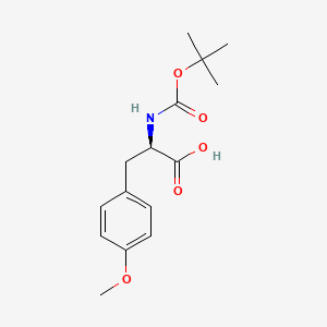 Chemical structure of Boc-D-Tyr(Me)-OH