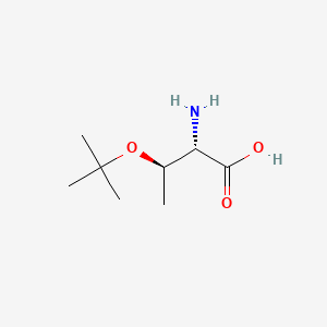 Chemical structure of H-Thr(tBu)-OH