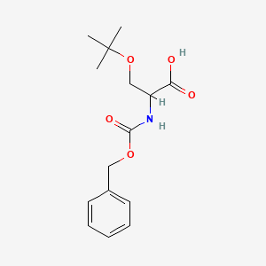 Chemical structure of Z-Ser(tBu)-OH