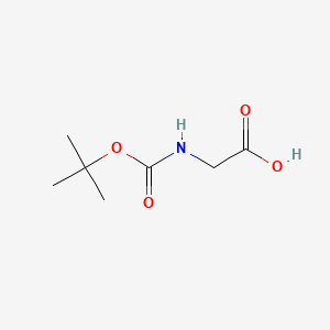 Chemical structure of Boc-Gly-OH