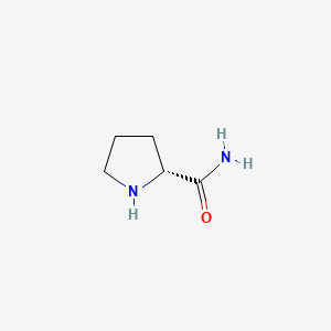 Chemical structure of H-D-Pro-NH2