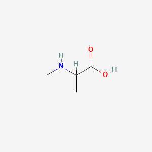 Chemical structure of N-Me-DL-Ala-OH·HCl