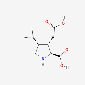 Chemical structure of Boc-DL-Pro-OH
