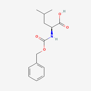 Chemical structure of Z-Leu-OH