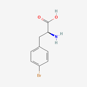 Chemical structure of H-Phe(4-Br)-OH