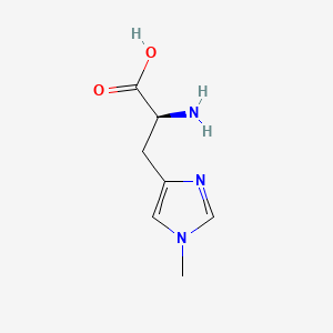 Chemical structure of H-His(τ-Me)-OH