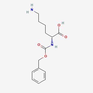 Chemical structure of Z-D-Lys-OH