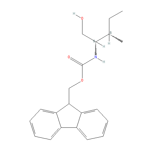 Chemical structure of Fmoc-isoleucinol