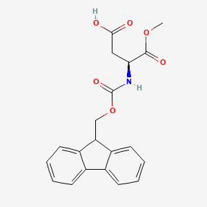 Chemical structure of Fmoc-Asp-OMe