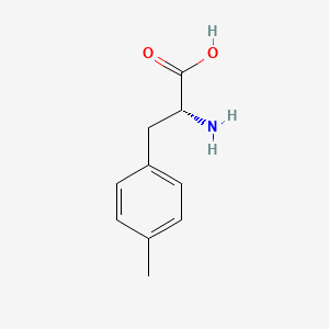 Chemical structure of H-D-Phe(4-Me)-OH