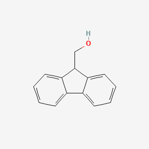 Chemical structure of 9-Fluorenylmethanol