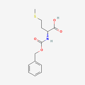 Chemical structure of Z-D-Met-OH