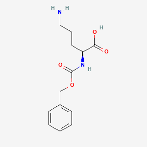 Chemical structure of Z-Orn-OH