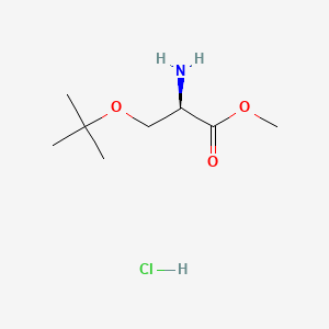 Chemical structure of H-D-Ser(tBu)-OMe·HCl