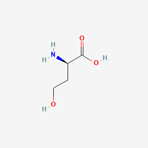 Chemical structure of H-D-HoSer-OH