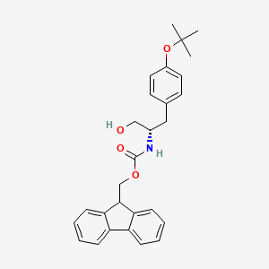 Chemical structure of Fmoc-Tyrosinol(tBu)