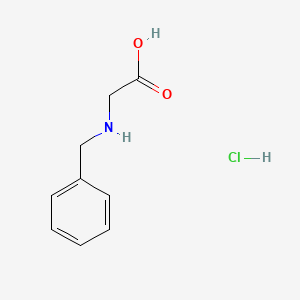 Chemical structure of Bz-Gly-OH·HCl