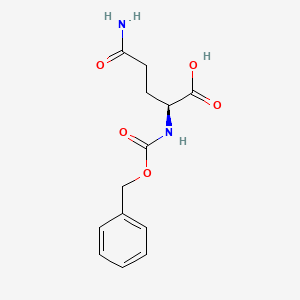 Chemical structure of Z-Gln-OH