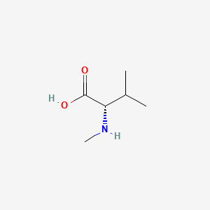 Chemical structure of N-Methylvaline