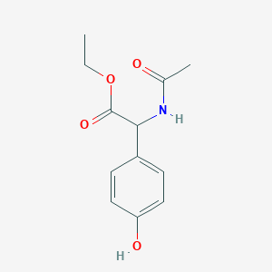 Chemical structure of Ac-Phg(4-OH)-Oet