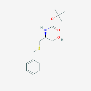 Chemical structure of Boc-Cysteinol(pMeBzl)