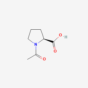 Chemical structure of Ac-Pro-OH