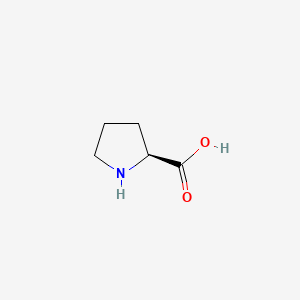 Chemical structure of H-Pro-OH