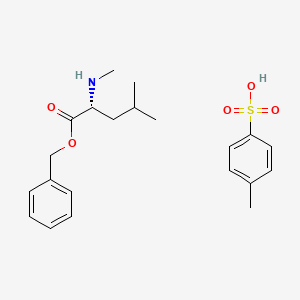 Chemical structure of H-D-N-Me-Leu-OBzl·TosOH